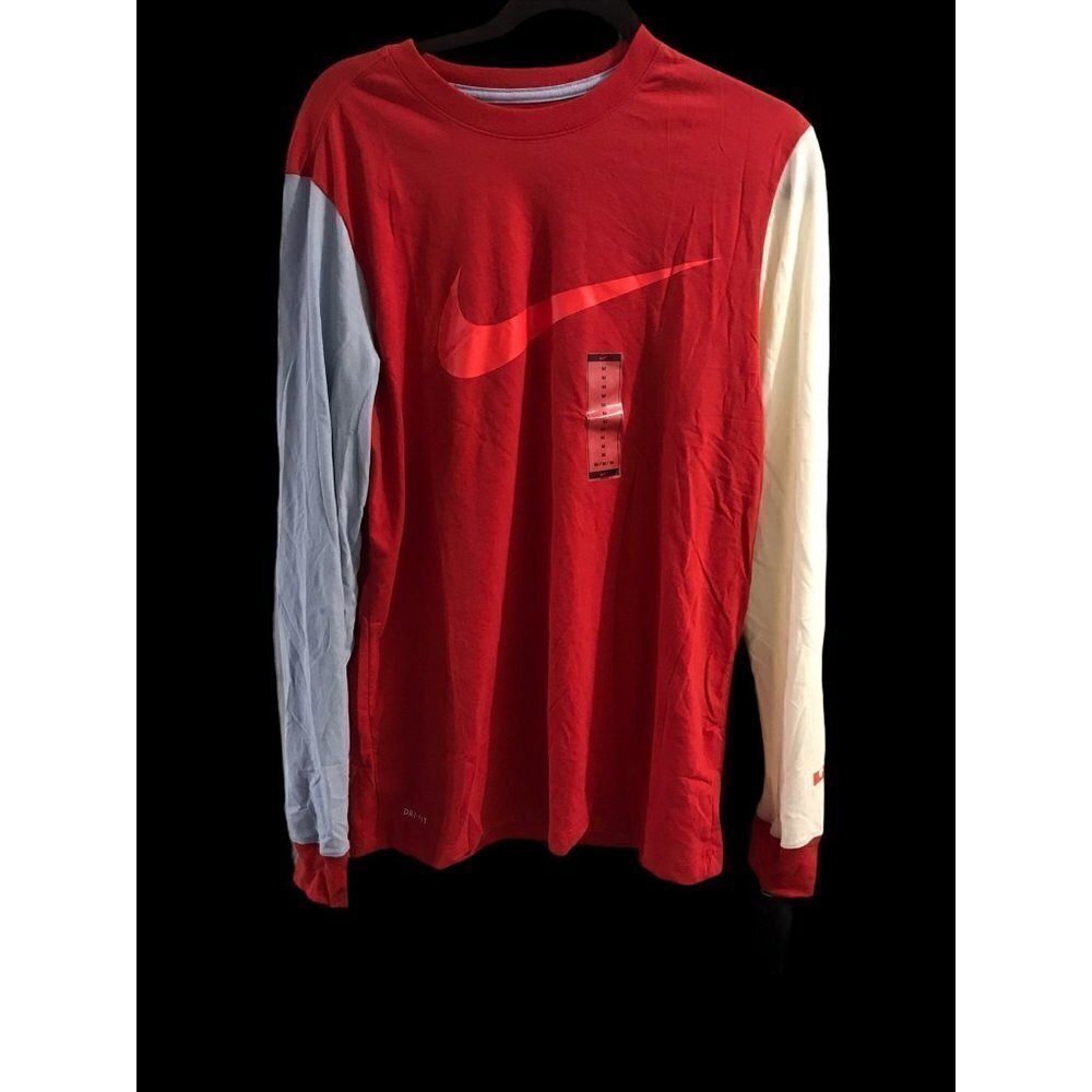𝅺Nike Dri Fit Multicolored long sleeve t-Shirt‎ Medium